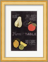 Blackboard Fruit IV Fine Art Print