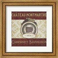 Burgundy Wine Labels II Fine Art Print