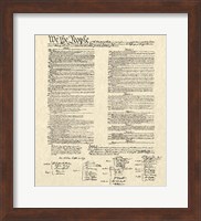 Constitution Document Fine Art Print