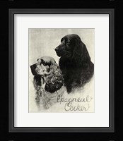 B&W E'pagneul Cocker Fine Art Print