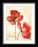 Vivid Red Poppies IV Fine Art Print