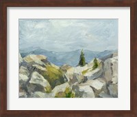 Impasto Mountainside III Fine Art Print