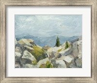 Impasto Mountainside III Fine Art Print