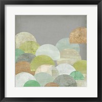 Scalloped Landscape I Framed Print