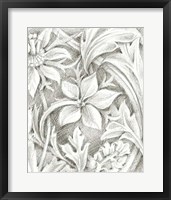 Floral Pattern Sketch III Fine Art Print