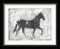 Equine Silhouette I Framed Print