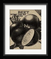 Vintage Seed Pack III Framed Print