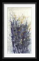 Indigo Floral II Framed Print