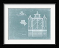 Gothic Library Bookcase Framed Print