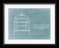 China Shelf Framed Print