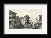 Scenes in China I Framed Print
