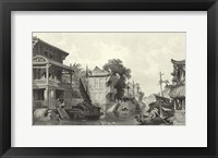Scenes in China I Framed Print
