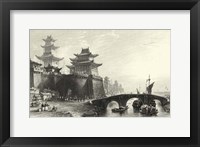 Scenes in China IX Framed Print