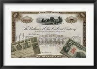 Antique Stock Certificate III Fine Art Print