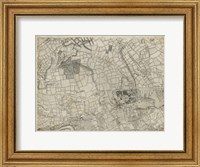 Map of London Grid VI Fine Art Print