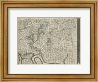 Map of London Grid VIII Fine Art Print