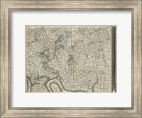 Map of London Grid VIII Fine Art Print
