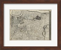 Map of London Grid XII Fine Art Print