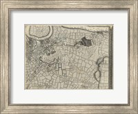 Map of London Grid XII Fine Art Print