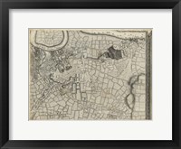 Map of London Grid XII Fine Art Print