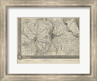 Map of London Grid XIII Fine Art Print