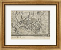 Map of London Grid XVI Fine Art Print