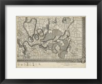 Map of London Grid XVI Fine Art Print