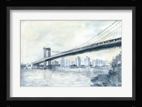 City Bridge II Framed Print