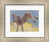 Bucking Zebra Fine Art Print