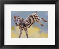 Bucking Zebra Fine Art Print
