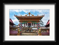 Entrance to Tengboche Monastery, Nepal. Fine Art Print