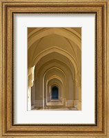 Oman, Muscat, Walled City of Muscat. Arabian Arches by the Sultan's Palace Fine Art Print