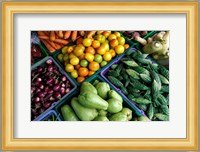 Asia, Singapore. Fresh produce for sale at street market Fine Art Print