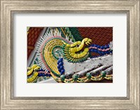 Decorative dragon, Wat Pho, Bangkok, Thailand Fine Art Print