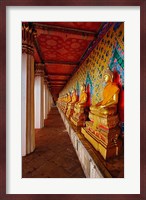 Line of Buddhas, Wat Arun, Bangkok, Thailand Fine Art Print