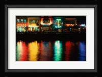 Popular night spot at Boat Quay. Fine Art Print