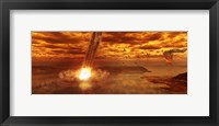An artistic view of young Earth Fine Art Print