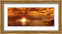An artistic view of young Earth Fine Art Print