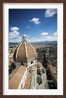 Piazza del Duomo with Basilica of Saint Mary of the Flower, Florence, Italy Fine Art Print