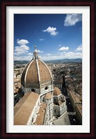 Piazza del Duomo with Basilica of Saint Mary of the Flower, Florence, Italy Fine Art Print