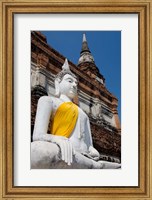 Close up of Buddha statue, Ayutthaya, Thailand Fine Art Print