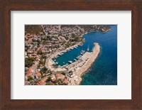 Kas Harbor, Aerial, Antalya, Turkey Fine Art Print
