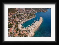 Kas Harbor, Aerial, Antalya, Turkey Fine Art Print