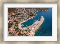 Kas Harbor, Aerial, Antalya, Turkey Fine Art Print