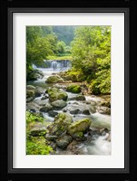 Waterfall and River, Rize, Black Sea Region of Turkey Fine Art Print