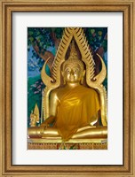 Thailand, Ko Samui, Golden Buddha, Prayer House Fine Art Print
