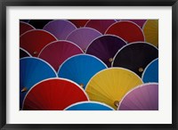 Colorful Umbrellas at Umbrella Factory, Chiang Mai, Thailand Fine Art Print
