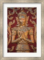 Gold Leafed Deatil at Wat Doi Suthep, Chiang Mai, Thailand Fine Art Print