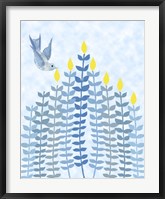 Bird Hanukkah Candles Fine Art Print