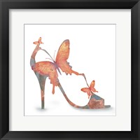 Butterfly Shoe Swirl Fine Art Print